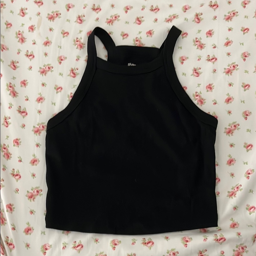 black tank top